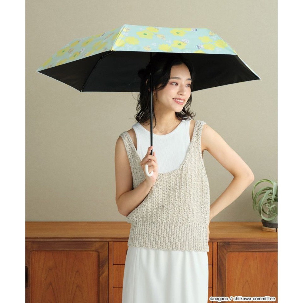 現貨- 日本 Wpc. x 吉伊卡哇 遮光摺疊晴雨傘 陽傘 雨傘 折傘 抗UV 晴雨兩用 雨具 Chiikawa 正版-細節圖6