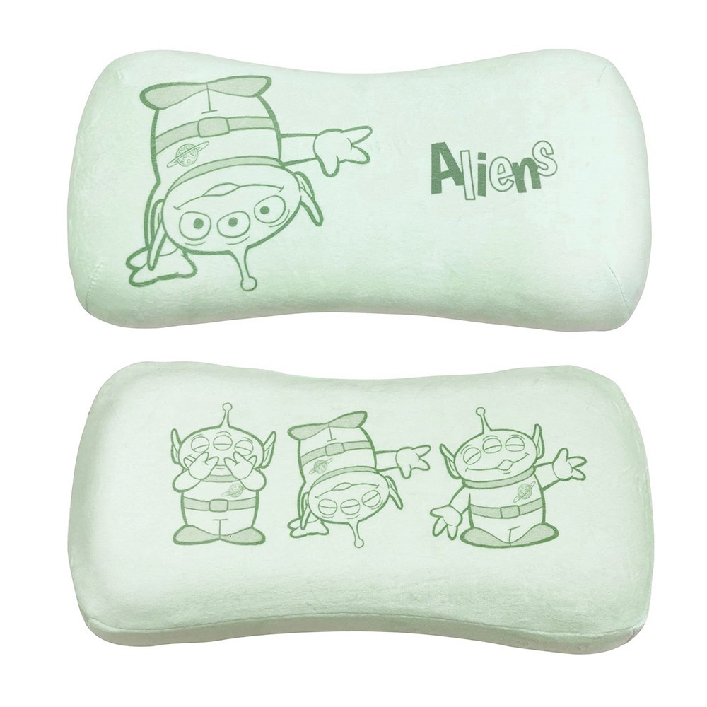 現貨- 日本MORIPiLO 迪士尼低反發小枕頭 午睡枕 抱枕 靠枕 靠腰枕 小枕頭 牡蠣寶寶 三眼怪 小飛象-細節圖2