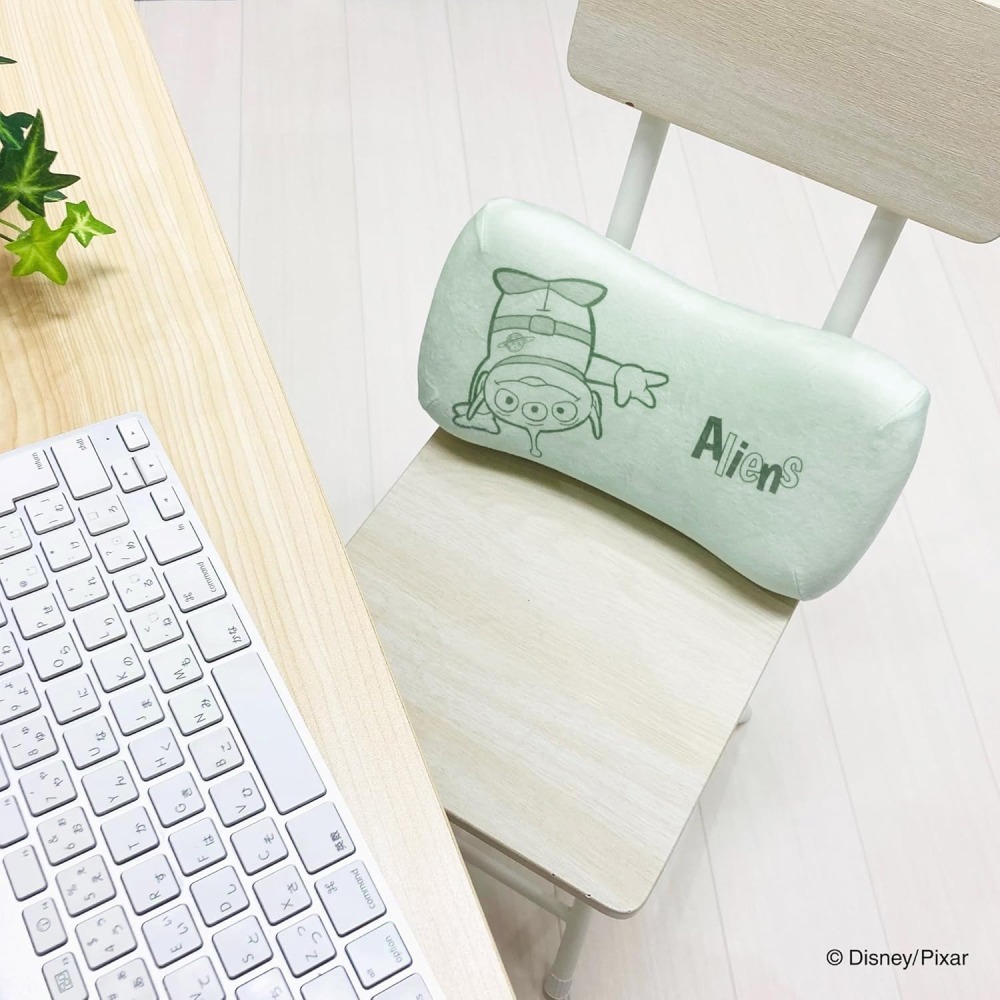 現貨- 日本MORIPiLO 迪士尼低反發小枕頭 午睡枕 抱枕 靠枕 靠腰枕 小枕頭 牡蠣寶寶 三眼怪 小飛象-細節圖4