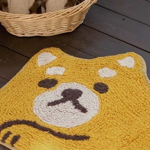 現貨-日本TOMO 慵懶動物腳踏墊 地墊 踏墊 地毯 樹懶 柴犬 貓咪 狗狗 療癒 日本居家-細節圖11
