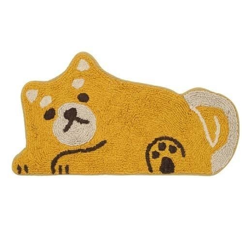現貨-日本TOMO 慵懶動物腳踏墊 地墊 踏墊 地毯 樹懶 柴犬 貓咪 狗狗 療癒 日本居家-規格圖11