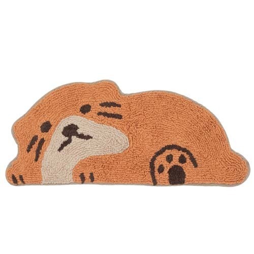 現貨-日本TOMO 慵懶動物腳踏墊 地墊 踏墊 地毯 樹懶 柴犬 貓咪 狗狗 療癒 日本居家-規格圖11