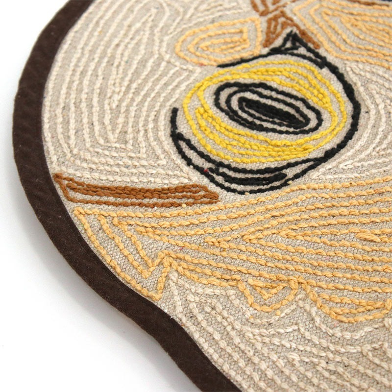 現貨-日本TOMO 沙漠貓 兔猻 腳踏墊 地墊 踏墊 地毯 動物 療癒 日本居家-細節圖5