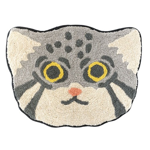 現貨-日本TOMO 沙漠貓 兔猻 腳踏墊 地墊 踏墊 地毯 動物 療癒 日本居家-細節圖6