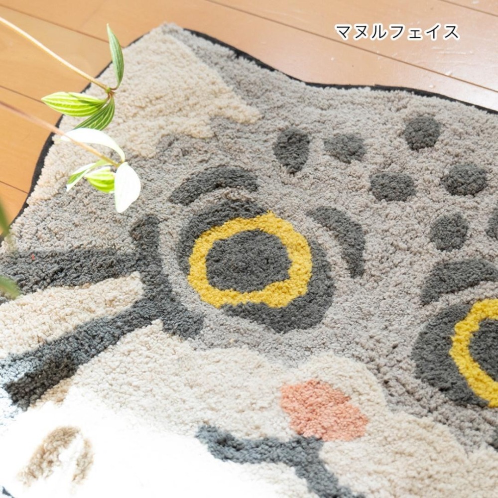 現貨-日本TOMO 沙漠貓 兔猻 腳踏墊 地墊 踏墊 地毯 動物 療癒 日本居家-細節圖8