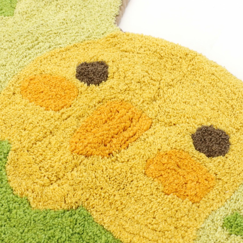 現貨-日本TOMO 飛翔小鳥腳踏墊 地墊 踏墊 地毯 北長尾山雀 鯨頭鸛 鸚鵡 貓頭鷹 療癒 日本居家-細節圖6