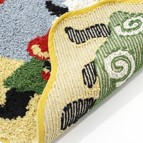 現貨-日本TOMO 吉祥物腳踏墊 地墊 踏墊 地毯 達摩 犬張子 獅子舞 療癒 日本居家-細節圖11