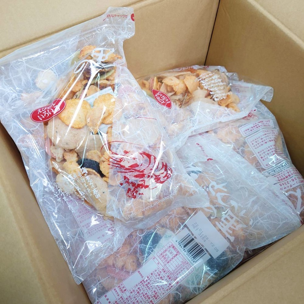 現貨-名古屋えびせんべいの里 綜合蝦餅 醬油味霖 芥末口味 名古屋蝦餅-細節圖2