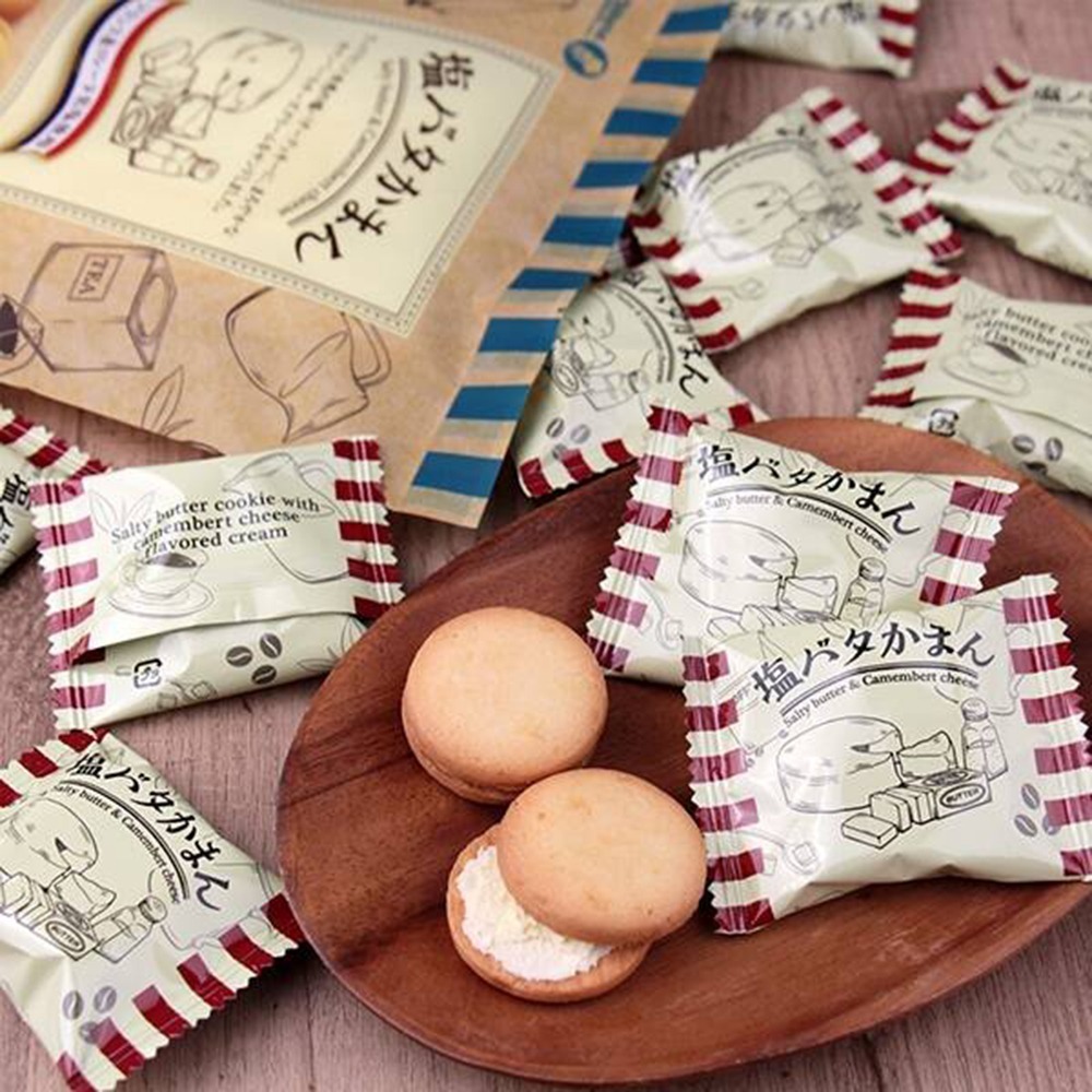 現貨-日本寶製菓 鹽奶油起司夾心餅 奶油小圓餅 夾心餅乾 檸檬 TAKARA 日本零食-細節圖3