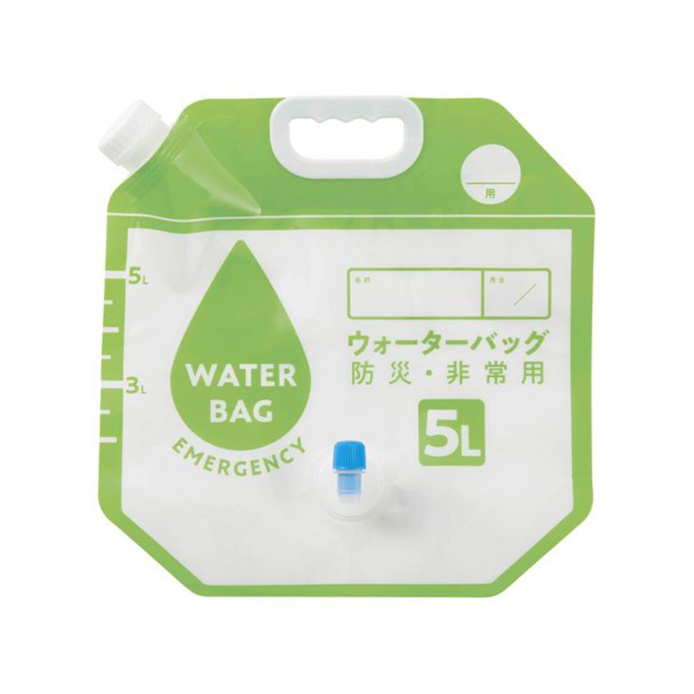 現貨- 日本 COGIT 折疊式水袋2件組 5L 7L 大容量 儲水袋 手提水袋 防災用品 露營用品-細節圖3