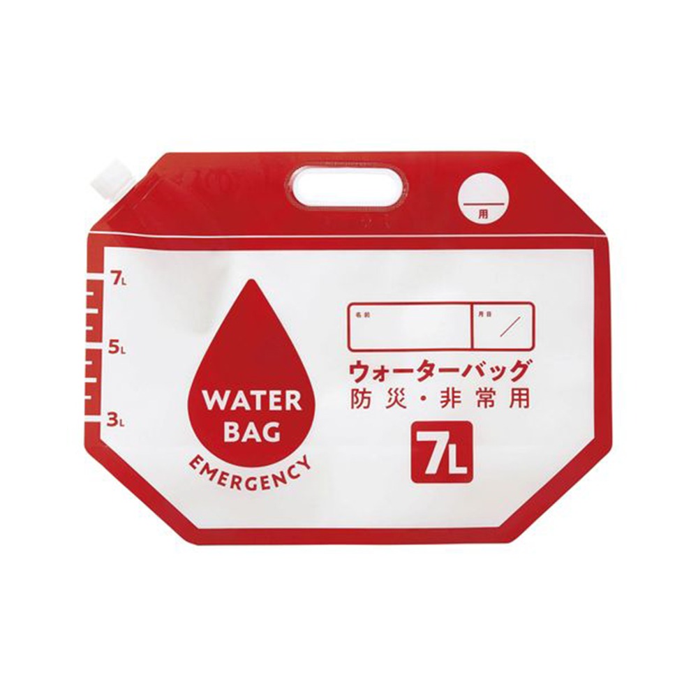 現貨- 日本 COGIT 折疊式水袋2件組 5L 7L 大容量 儲水袋 手提水袋 防災用品 露營用品-細節圖4