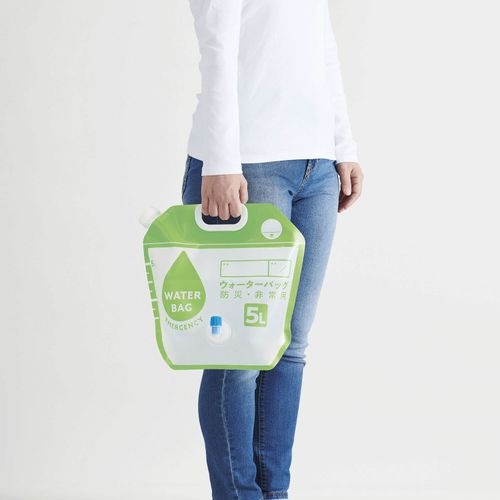 現貨- 日本 COGIT 折疊式水袋2件組 5L 7L 大容量 儲水袋 手提水袋 防災用品 露營用品-細節圖5