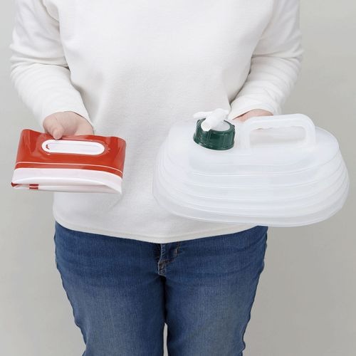 現貨- 日本 COGIT 折疊式水袋2件組 5L 7L 大容量 儲水袋 手提水袋 防災用品 露營用品-細節圖8