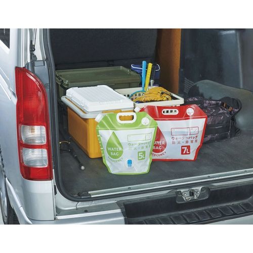 現貨- 日本 COGIT 折疊式水袋2件組 5L 7L 大容量 儲水袋 手提水袋 防災用品 露營用品-細節圖9