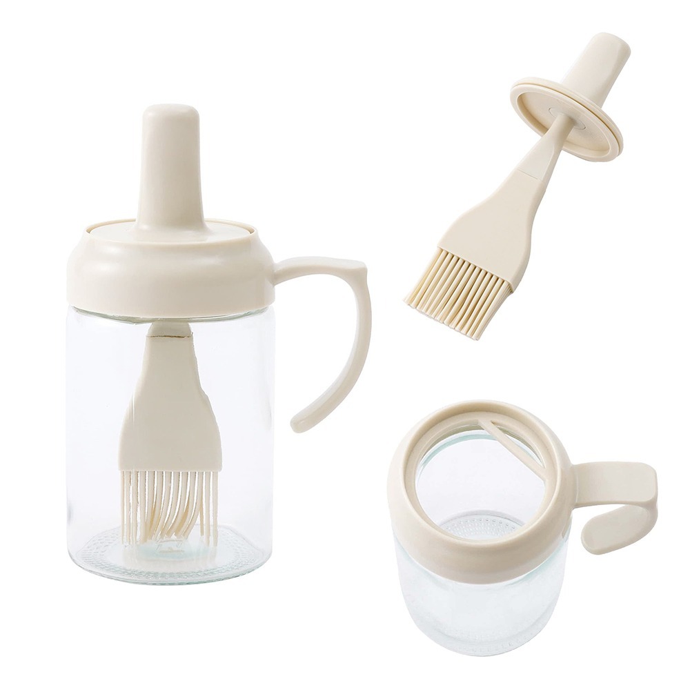 現貨- 日本 3COINS 2用油瓶 矽膠刷油瓶 噴油罐 油噴霧瓶 刷油瓶 油壺 烘焙 料理 廚房用具-細節圖6