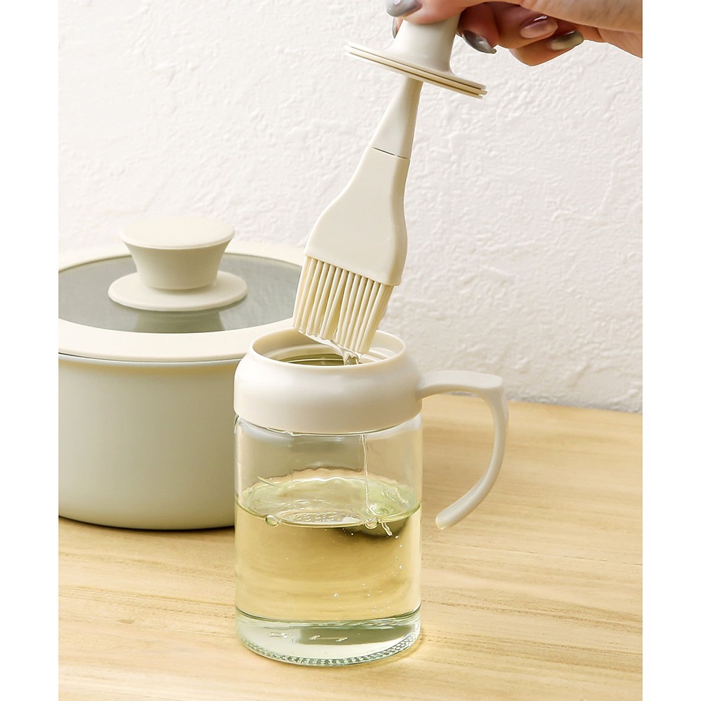 現貨- 日本 3COINS 2用油瓶 矽膠刷油瓶 噴油罐 油噴霧瓶 刷油瓶 油壺 烘焙 料理 廚房用具-細節圖7