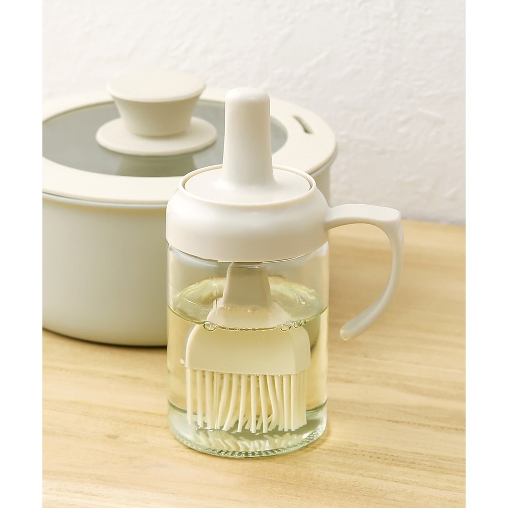 現貨- 日本 3COINS 2用油瓶 矽膠刷油瓶 噴油罐 油噴霧瓶 刷油瓶 油壺 烘焙 料理 廚房用具-細節圖8