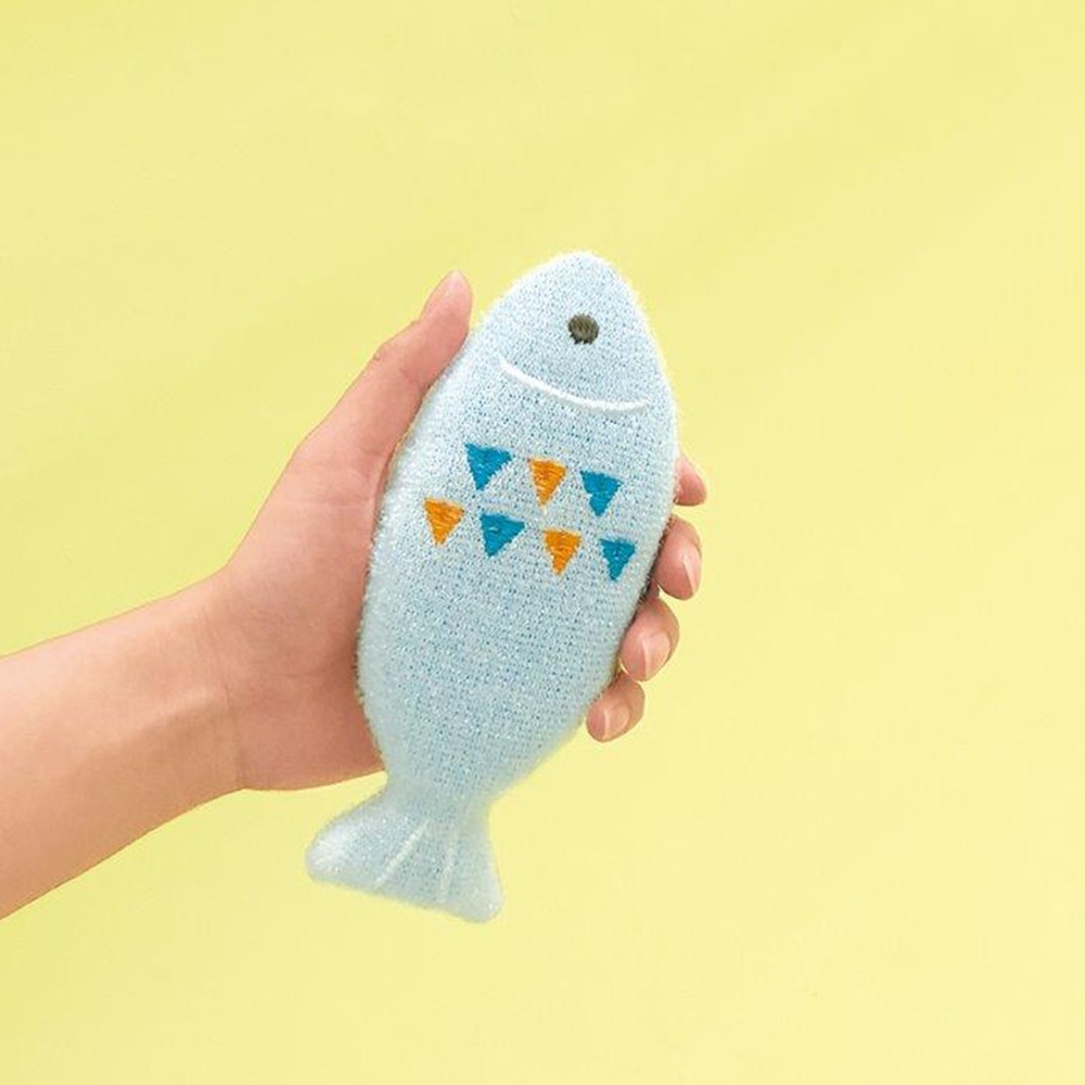 現貨- 日本DECOLE 動物清潔海綿 洗碗海棉 清潔刷 餐具清洗 去汙 流理台清潔-細節圖6