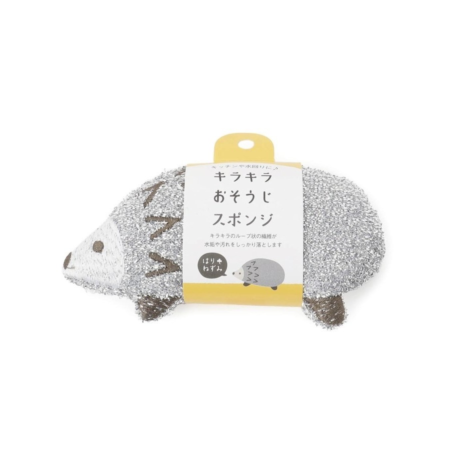 現貨- 日本DECOLE 動物清潔海綿 洗碗海棉 清潔刷 餐具清洗 去汙 流理台清潔-細節圖7