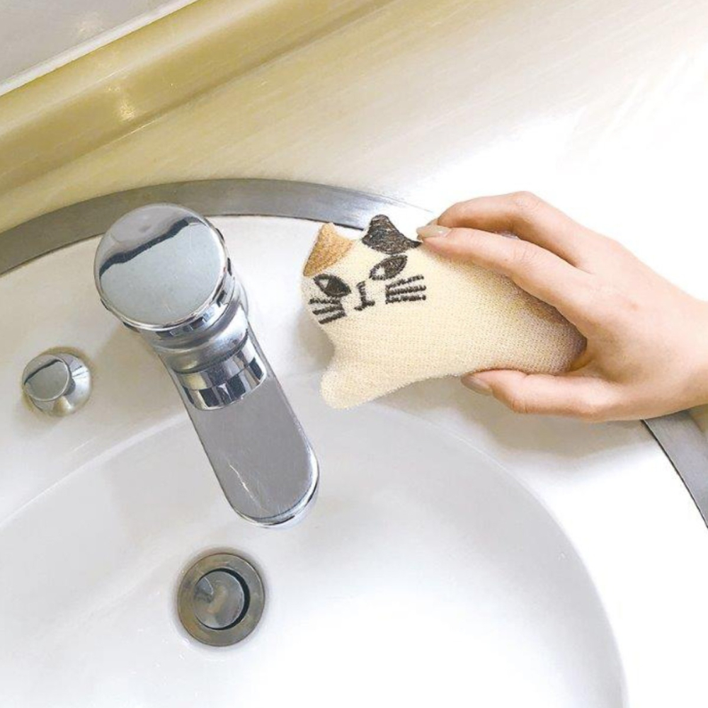 現貨- 日本DECOLE 動物清潔海綿 洗碗海棉 清潔刷 餐具清洗 去汙 流理台清潔-細節圖8