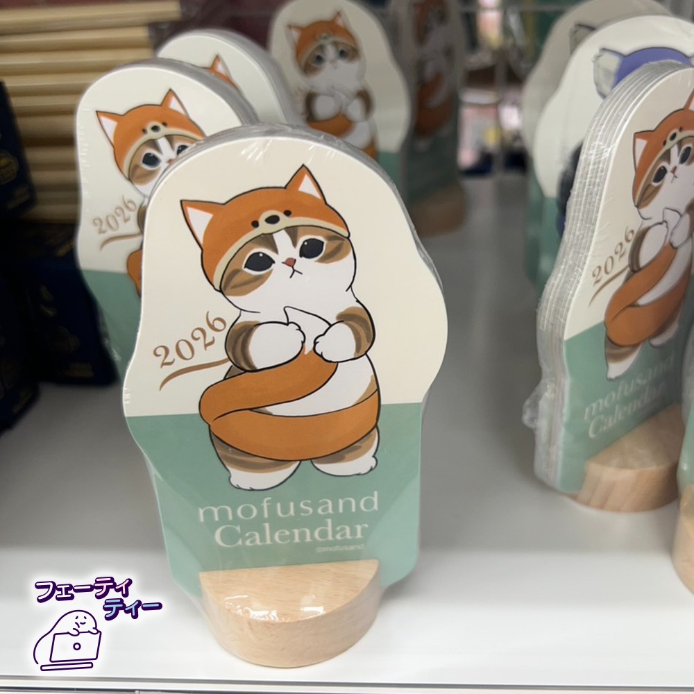 現貨- 日本 mofusand小桌曆 造型桌曆 立式月曆 2026 貓福珊迪 日本文具 日本製-細節圖3