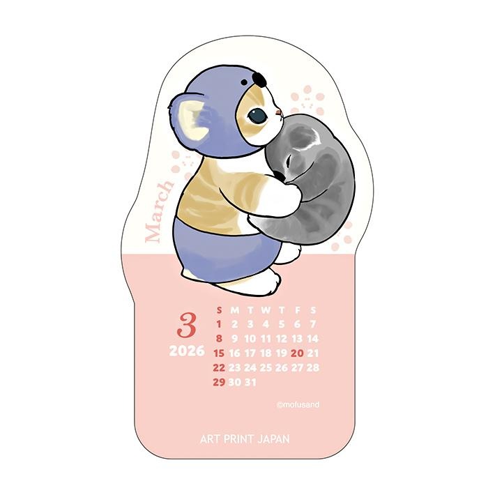 現貨- 日本 mofusand小桌曆 造型桌曆 立式月曆 2026 貓福珊迪 日本文具 日本製-細節圖6