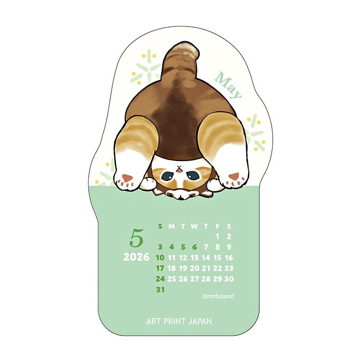 現貨- 日本 mofusand小桌曆 造型桌曆 立式月曆 2026 貓福珊迪 日本文具 日本製-細節圖7