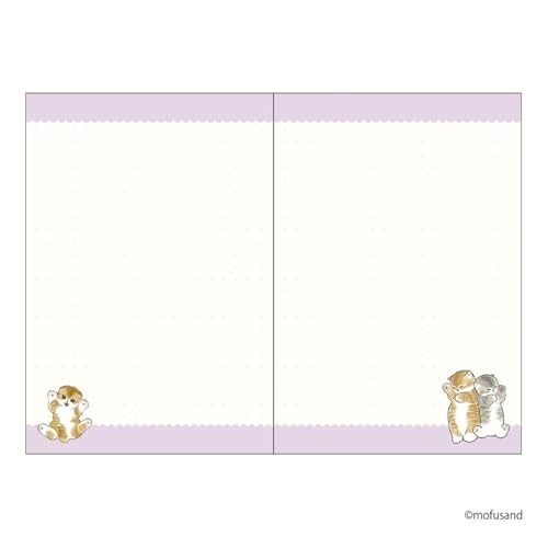 現貨- 日本 mofusandA6手帳 隨身本 2026 貓福珊迪 日誌 月間手帳 行事曆 筆記本 日本文具 日本製-細節圖8