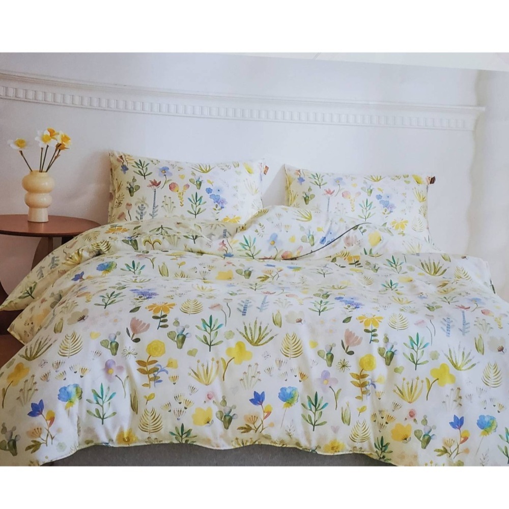 【達米菲】60s高階天絲棉床包+枕套 夏季涼爽 親膚必備-細節圖2