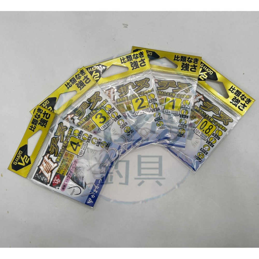 釣之夢~GAMAKATSU 貫チヌ 鉤  黑毛鉤 半倒鉤 海釣 黑白毛 磯釣 釣具 釣魚 鉤子 魚鉤-細節圖3