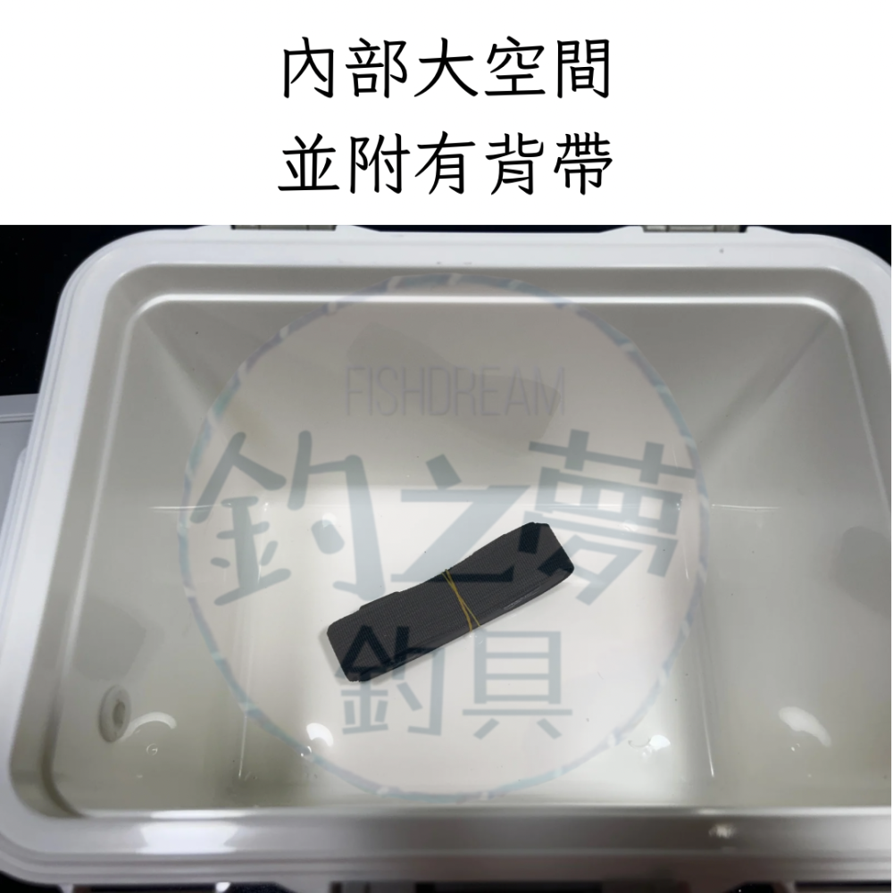 釣之夢~士貿 活餌冰箱 10L 活餌桶 冰箱 硬式冰箱 釣魚 冰桶 投入孔 背帶 釣具 硬式活餌桶 海釣 磯釣 路亞-細節圖4