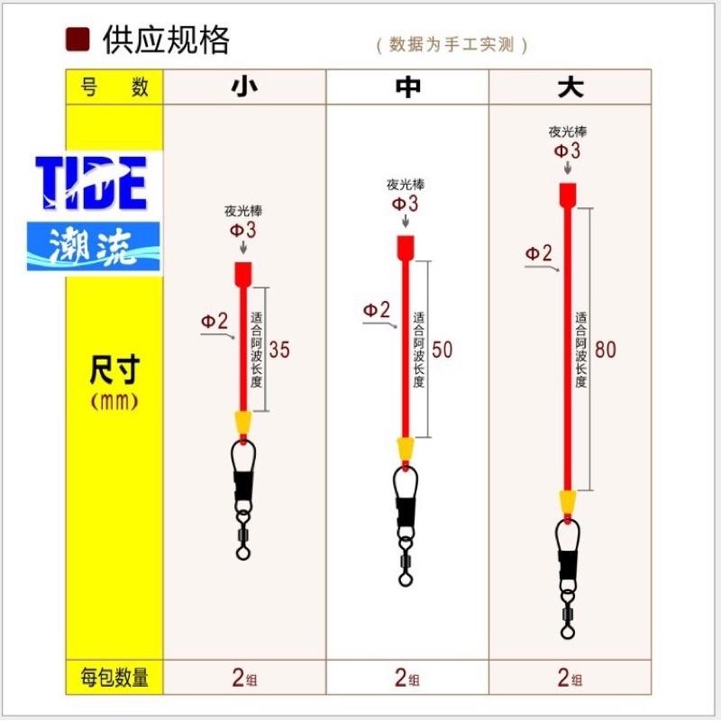 釣之夢~中通棒 夜光棒 阿波外掛 阿波外掛扣 釣魚 釣具 磯釣 路亞 海釣 阿波 浮漂 外掛 夜釣 阿波中通棒 浮標-細節圖3