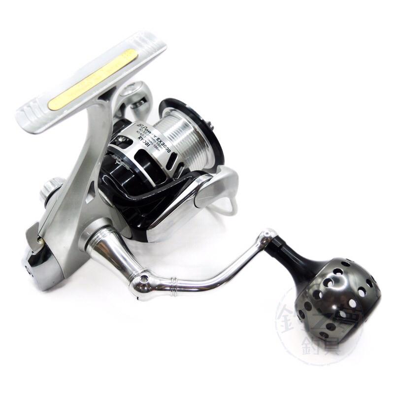 釣之夢~RYOBI AP.POWER EX 頂級全鋁合金 遠投捲線器 雙線杯 貢丸頭 紡車式 釣魚 釣具 海釣 捲線器-細節圖3