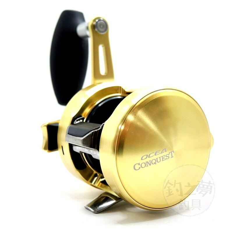 釣之夢~SHIMANO 22 23年OCEA CONQUEST 金康 鼓式捲線器 雙軸捲線器 海水康 船釣 鐵板 慢鐵-細節圖2
