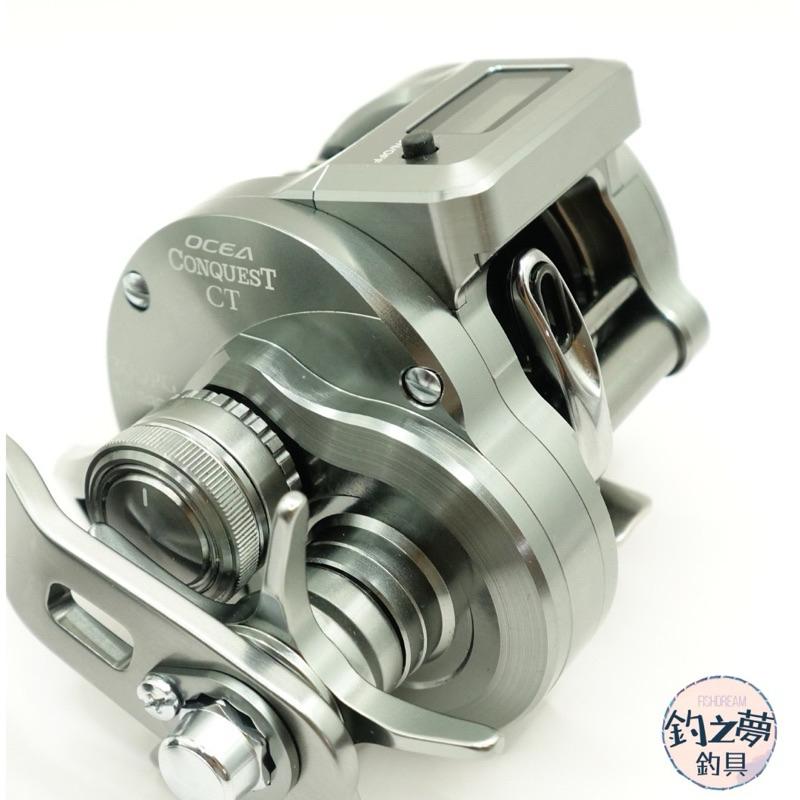 釣之夢~ SHIMANO  24年 OCEA CONQUEST  CT 雙軸捲線器  計米 船釣 路亞 海水 銀康-細節圖3