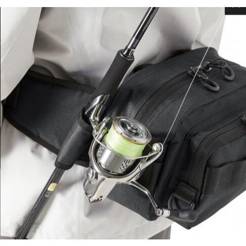 釣之夢~SHIMANO BS-021T 斜背單肩包 單肩包 斜背 日常使用 大開口 竿托 置杯袋 工具袋 路亞包-細節圖4