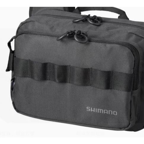 釣之夢~SHIMANO BS-021T 斜背單肩包 單肩包 斜背 日常使用 大開口 竿托 置杯袋 工具袋 路亞包-細節圖7