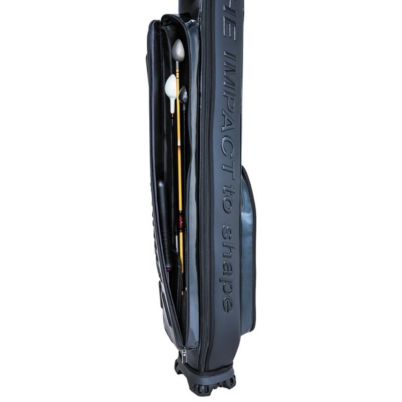 釣之夢~TsuriMusha 釣武者 硬式竿袋 純黑 竿袋 釣魚 釣具 釣竿袋 磯釣 磯釣竿 釣竿 工具袋 海釣 上礁-細節圖7