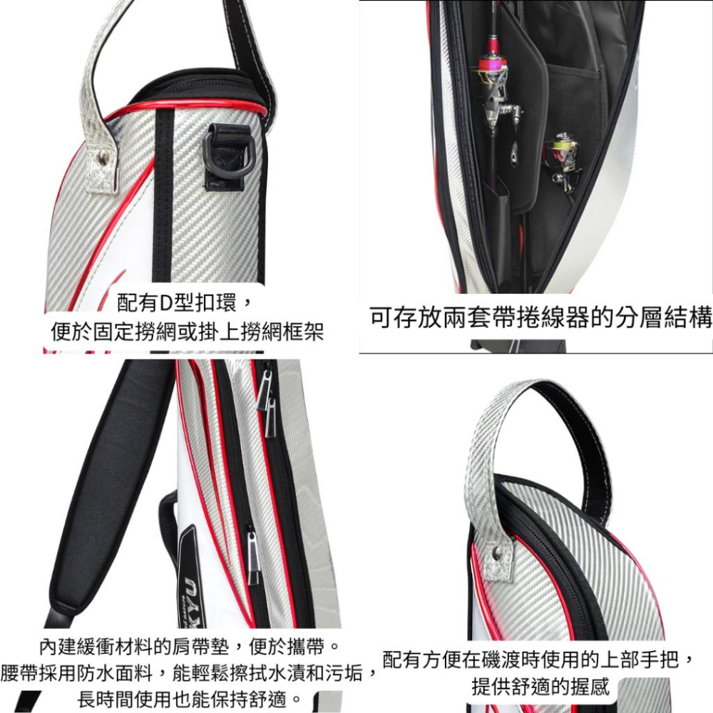 釣之夢~丸九 MARUKYU TR-01 竿袋 釣竿  收納 玉柄 釣竿 釣魚 工具袋-細節圖3