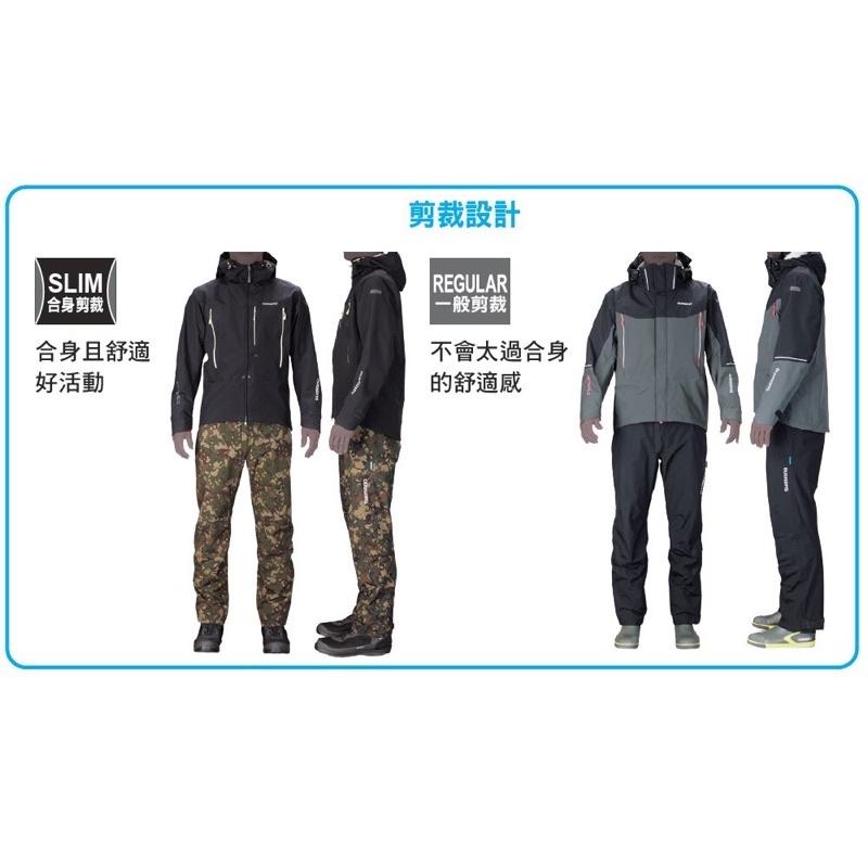 釣之夢~SHIMANO RA-027Q 基本款防水雨衣 釣魚套裝 雨衣套裝 釣魚衣 釣具 釣魚 防水 防潑水 磯釣 雨衣-細節圖2