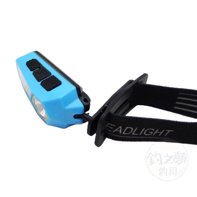 釣之夢~玩家級 H68A 夾帽燈 頭燈 LED照明燈 釣魚燈 登山燈 露營燈 釣魚 釣具 夜釣 夜跑 船釣 登山 露營-細節圖3