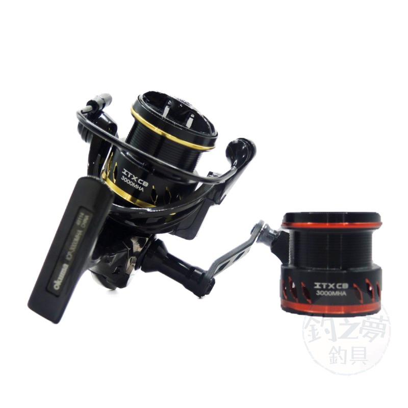 釣之夢~OKUMA 寶熊 23年 ITX CB PLUS 彗星 紡車式捲線器 碳纖維 碳纖 雙線杯 捲線器 釣魚 釣具-細節圖2