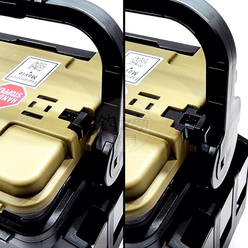 釣之夢~MEIHO 明邦 VS-7055N 工具箱 雙層工具箱 收納箱 磯釣 船釣 路亞 竿架 名邦 明邦箱 釣魚 釣具-細節圖6
