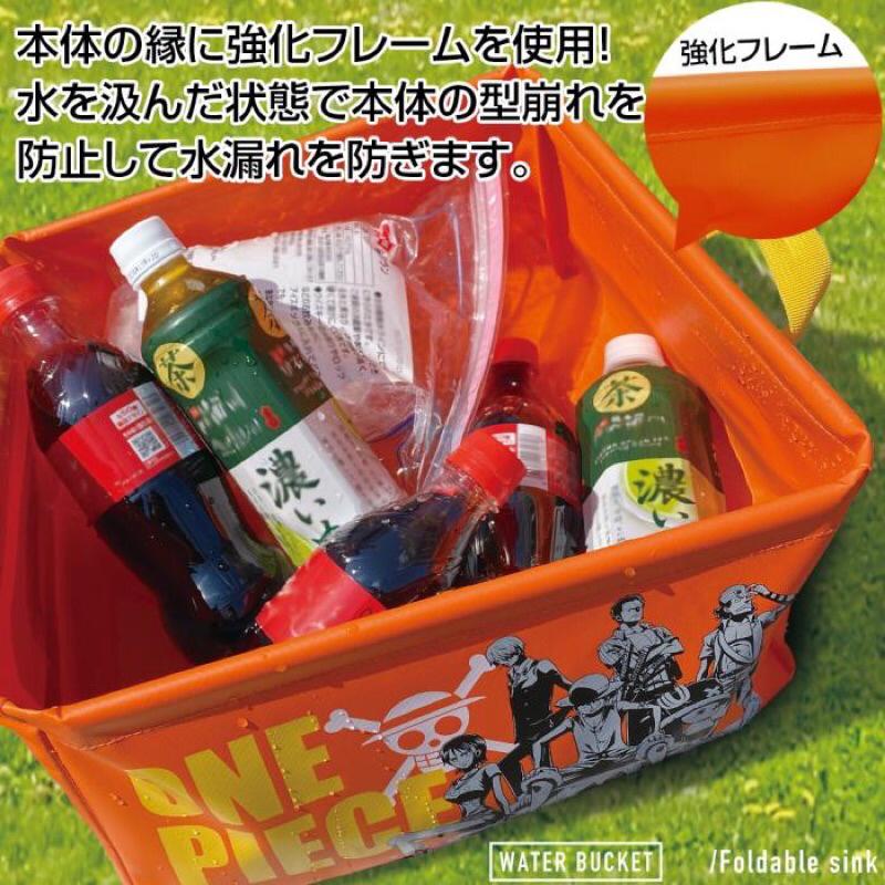 釣之夢~航海王 X DRESS PVC 置物袋 取水袋 取水桶 露營 戶外 釣魚 釣具 置物桶 戶外活動 戶外運動 防水-細節圖3