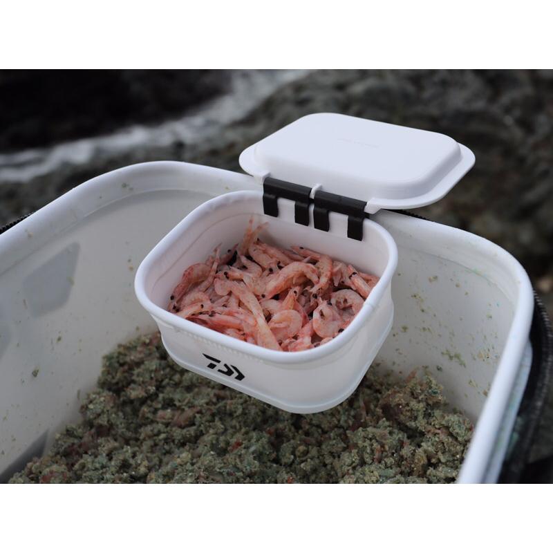 釣之夢~DAIWA 誘餌盒（K） ESA BAKKAN 南極蝦盒 餌盒 餌料盒 誘餌桶 磯釣 釣魚 釣具 海釣 路亞-細節圖5