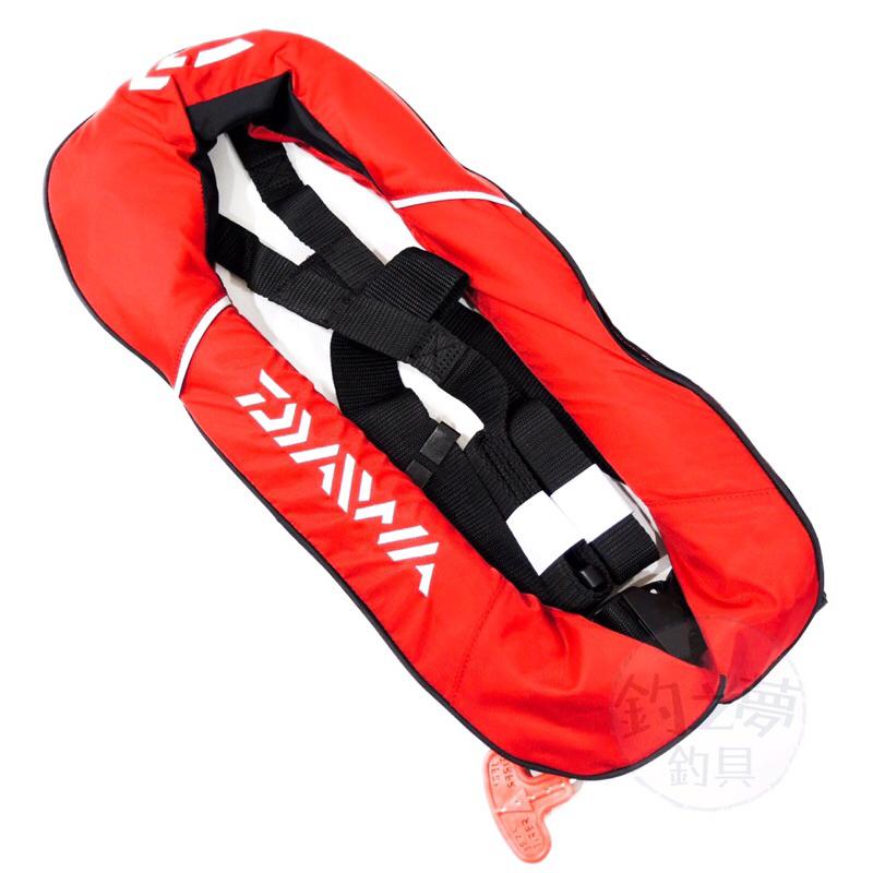 釣之夢~DAIWA DF-2822 肩掛充氣式救生衣 救生衣 救生衣 釣魚 釣具 磯釣 浮力衣 溪釣 防波堤 釣魚救生衣-細節圖2
