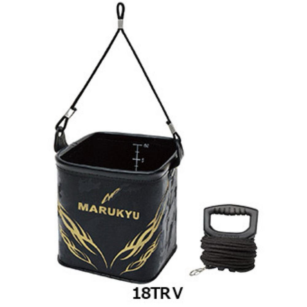 釣之夢~丸九 MARUKYU RTV15/18  取水桶 取水袋 汲水袋 取水桶 釣魚 釣具 磯釣 汲水桶 海釣-細節圖4