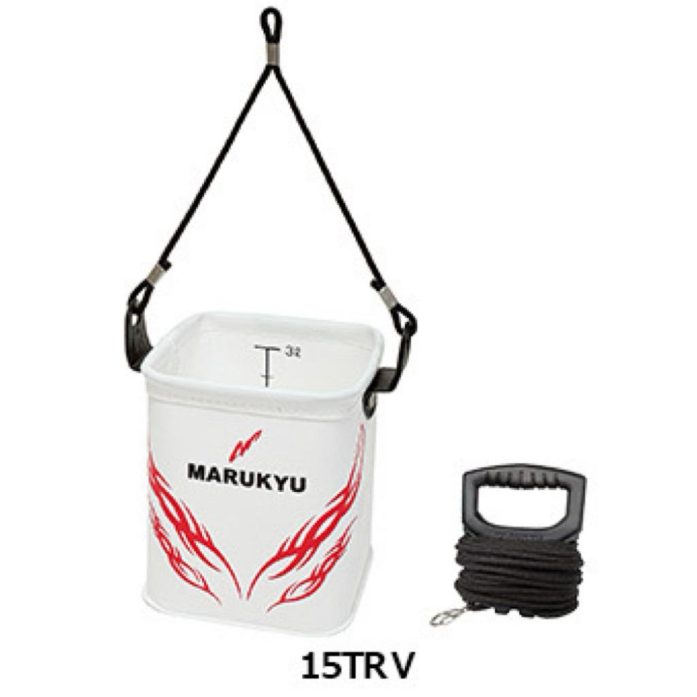釣之夢~丸九 MARUKYU RTV15/18  取水桶 取水袋 汲水袋 取水桶 釣魚 釣具 磯釣 汲水桶 海釣-細節圖5