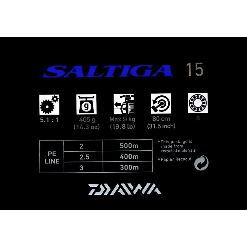 釣之夢~DAIWA SALTIGA 15 鼓式捲線器 雙軸捲線器 船釣 鐵板 路亞 大物 海釣 釣魚 釣具 船釣-細節圖5