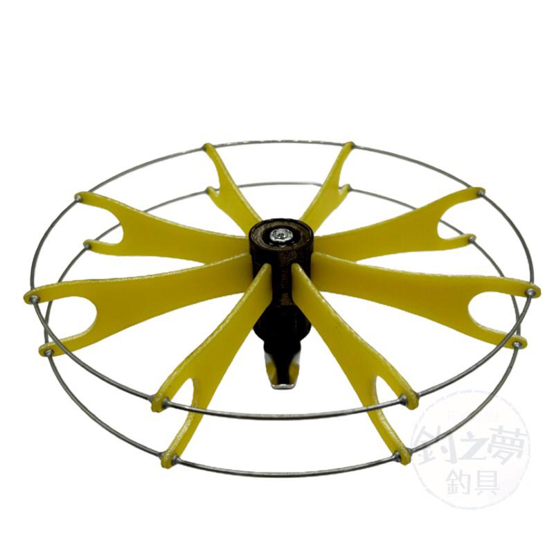 釣之夢~金里淇 玻璃纖維 平槽 U槽 手工牛車輪 牛車輪 捲線器 前打輪 電木軸心 釣螺 釣草 釣魚 釣具 海釣 前打-細節圖4